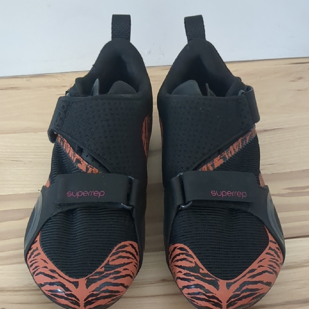 Nike Black and Orange Athletic Shoes